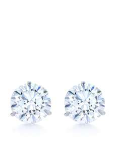 KWIAT платиновые серьги-гвоздики с бриллиантами