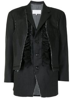 Maison Margiela блейзер с оборками