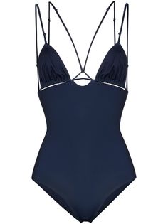 Jacquemus купальник Le maillot Pila с V-образным вырезом