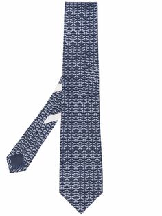 Salvatore Ferragamo галстук с принтом