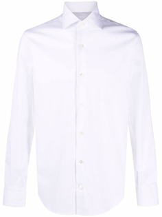 Eleventy рубашка с косым воротником