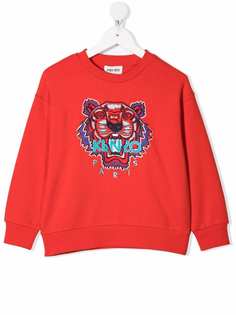 Kenzo Kids толстовка с вышитым логотипом