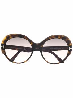 TOM FORD Eyewear солнцезащитные очки в круглой оправе
