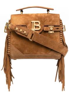 Balmain сумка-тоут B-Buzz 23 с бахромой