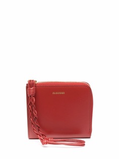 Jil Sander кошелек на молнии с логотипом