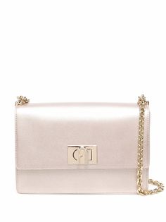 Furla сумка на плечо с эффектом металлик