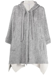 Brunello Cucinelli куртка оверсайз с капюшоном