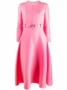 Valentino платье с поясом и логотипом VLogo Signature