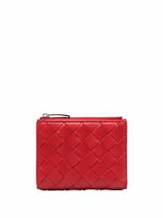 Bottega Veneta плетеный кошелек на кнопке
