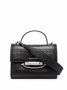 Alexander McQueen сумка-тоут The Story с тиснением