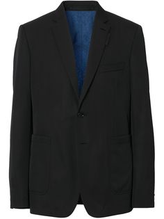 Burberry однобортный пиджак