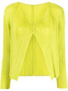 Pleats Please Issey Miyake плиссированный жакет