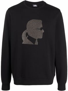 Karl Lagerfeld толстовка с круглым вырезом и логотипом