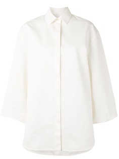 Jil Sander рубашка с объемными рукавами