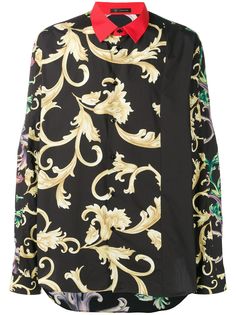 Versace oversized printed shirt