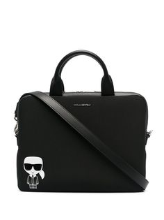 Karl Lagerfeld сумка для ноутбука с принтом Ikonik