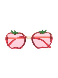 Monnalisa солнцезащитные очки в скульптурной оправе
