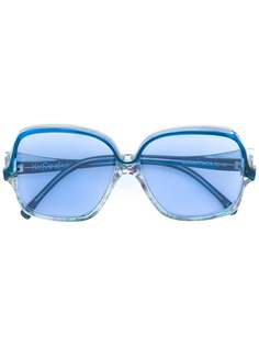 Yves Saint Laurent Pre-Owned солнцезащитные очки в объемной оправе