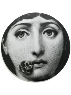 Fornasetti тарелка с принтом