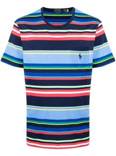 Polo Ralph Lauren полосатая футболка с вышитым логотипом