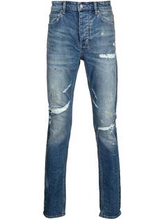 Ksubi узкие джинсы Chitch с эффектом потертости