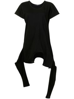 Yohji Yamamoto футболка с драпировкой