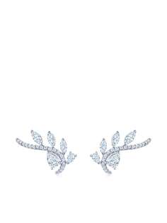 KWIAT серьги Vine из белого золота с бриллиантами