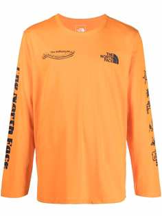 The North Face футболка с длинными рукавами и графичным принтом