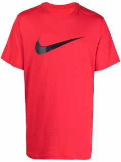 Nike футболка с логотипом Swoosh