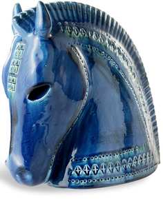 BITOSSI CERAMICHE фигурка Rimini Blu в виде головы лошади