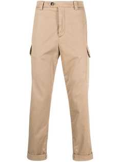 Brunello Cucinelli брюки карго кроя слим