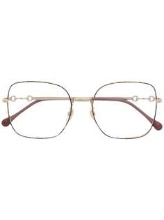 Gucci Eyewear очки Horsebit в квадратной оправе