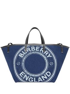 Burberry сумка-тоут с логотипом