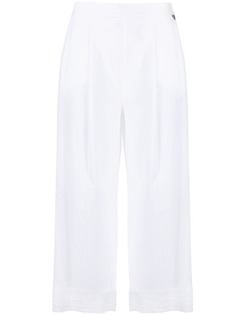 TWINSET укороченные брюки широкого кроя