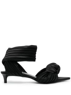 Jil Sander босоножки с перекрученной деталью