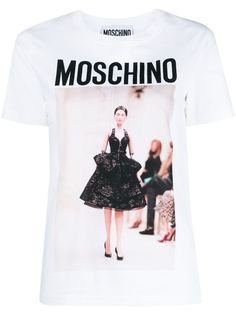 Moschino футболка с фотопринтом