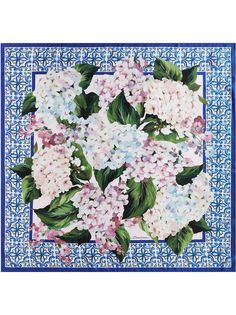 Dolce & Gabbana шарф Majolica с цветочным принтом