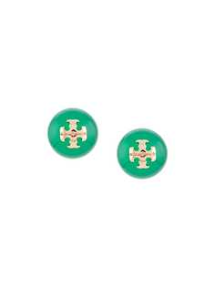 Tory Burch серьги с логотипом