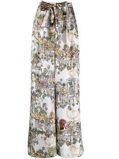 Zimmermann широкие брюки палаццо Botanica