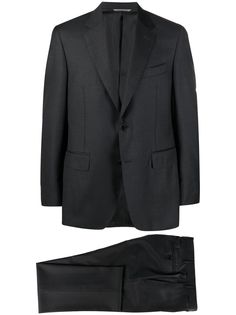Canali костюм с однобортным пиджаком