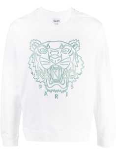 Kenzo толстовка с вышивкой Tiger