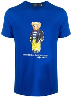 Polo Ralph Lauren футболка с принтом Polo Bear