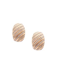 Dana Rebecca Designs 14kt rose gold diamond earrings