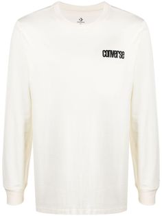 Converse футболка с длинными рукавами и логотипом