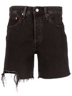 Levis джинсовые шорты 501 с эффектом потертости Levis®