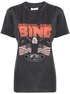 ANINE BING футболка с логотипом