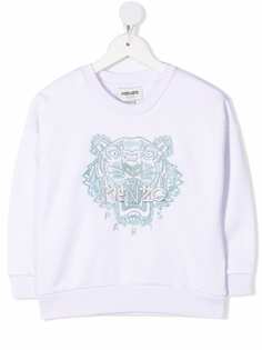 Kenzo Kids толстовка с узором Tiger