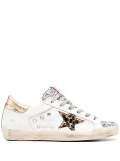 Golden Goose кеды Superstar с блестками