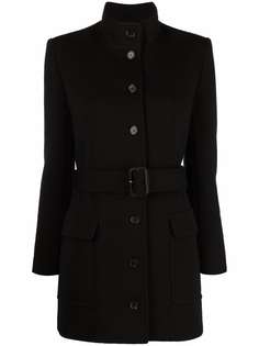 Saint Laurent длинная куртка с поясом