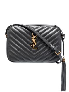 Saint Laurent стеганая сумка через плечо Lou
